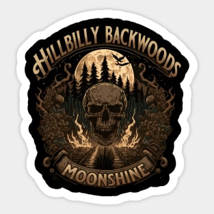 Hillbilly Backwoods Moonshine Sticker